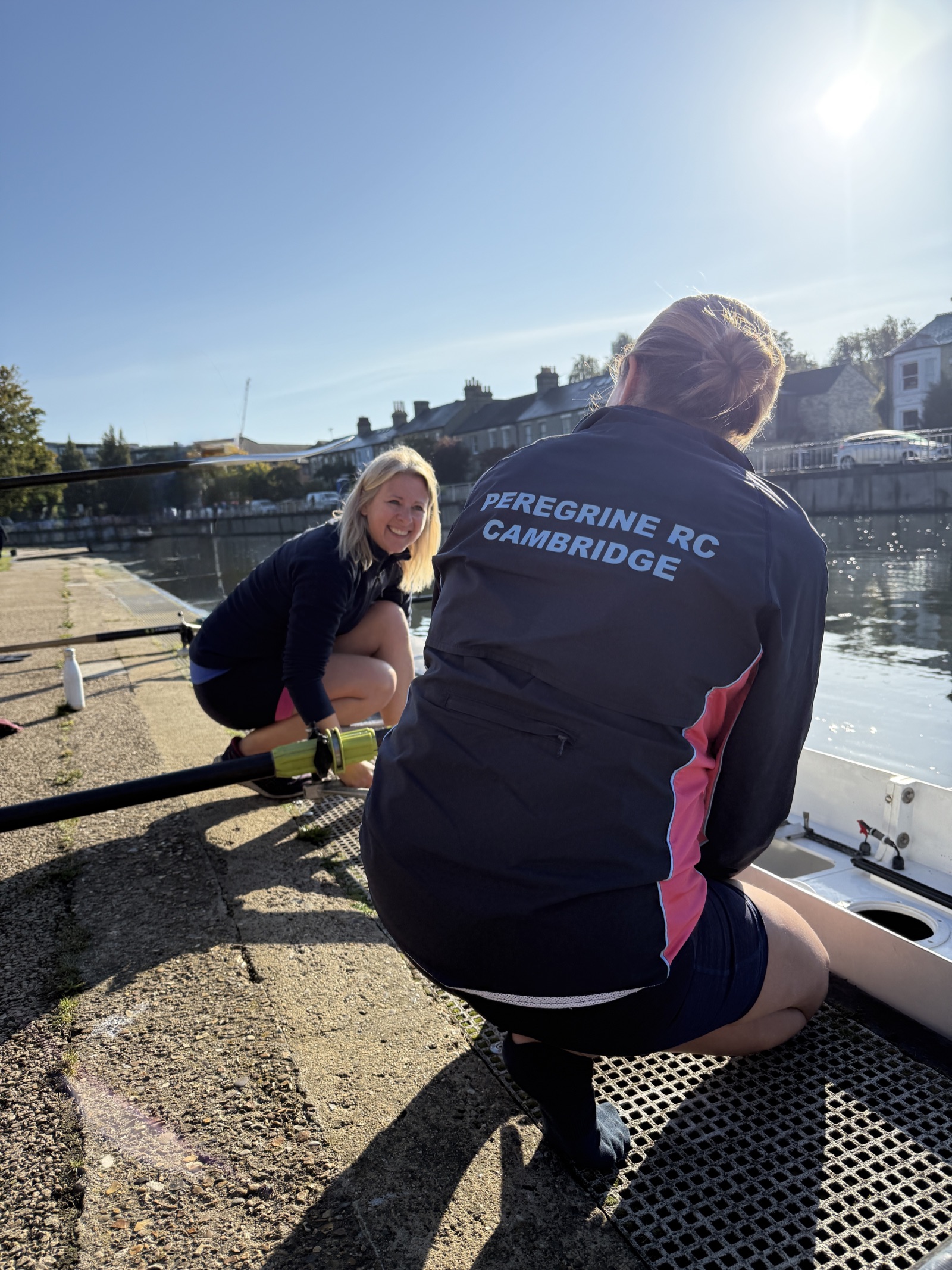Learn to Row programme participants on the River Cam
